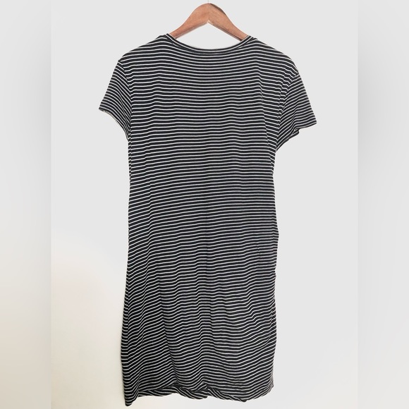 Vince Side-tie Striped T-shirt Dress - Size S - Picture 2 of 6